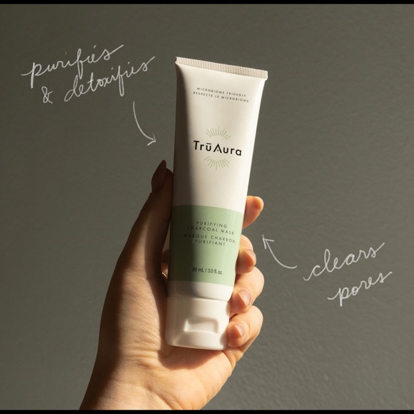 TruAura PURIFYING CHARCOAL MASK. Kaolin & Bentonite clears and tightens pores - Picture 3 of 10